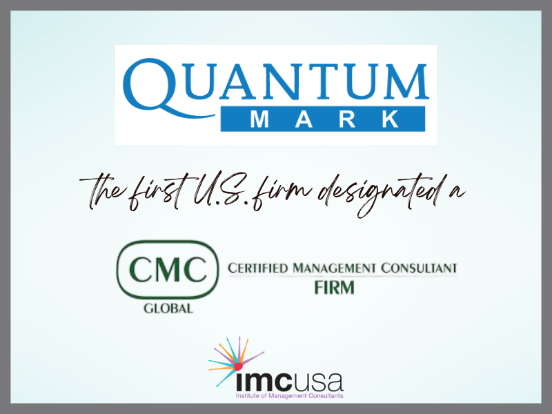 QuantumMark: First U.S. Consulting Firm to Earn CMC-Firm Designation